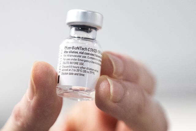Pfizer vaccine vial