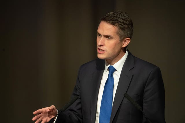 Education Secretary Gavin Williamson