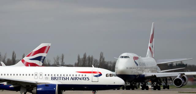 British Airways planes