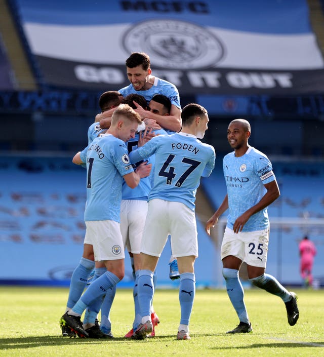 City made a slow start to the season but are now unbeaten in 27 games