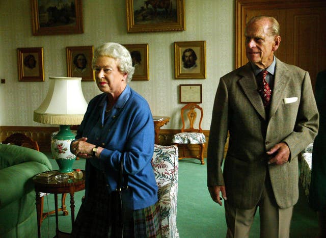The Queen and Philip at Balmoral