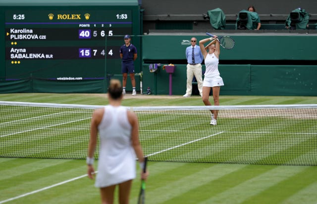 Karolina Pliskova celebrates victory