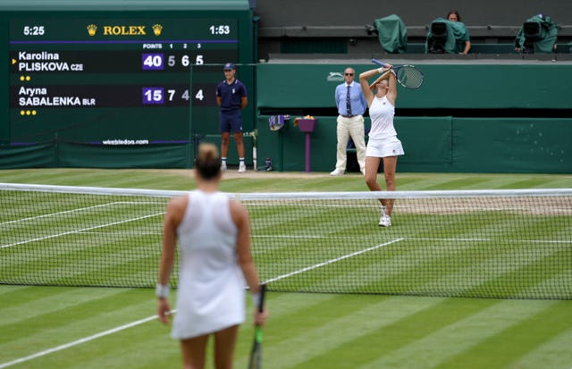 Karolina Pliskova celebrates victory 