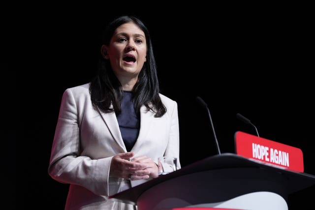 Culture Secretary Lisa Nandy speaks