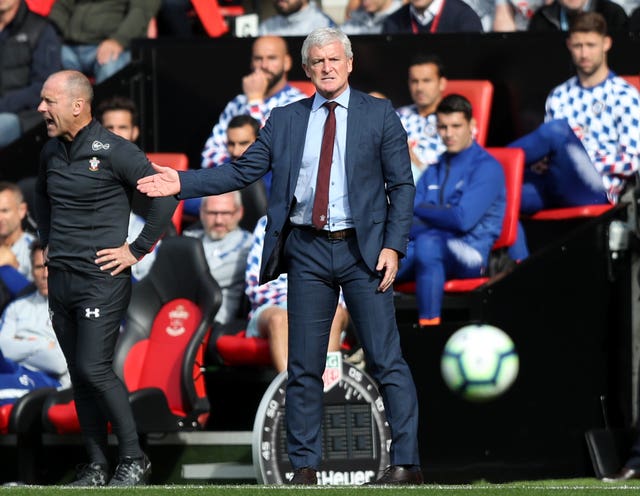 Mark Hughes' Saints are 16th in the Premier League