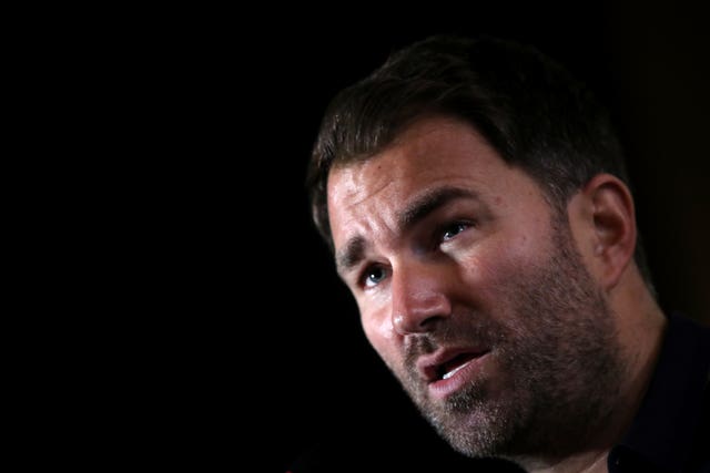 Eddie Hearn says a decision on the fight will be made this week (Nick Potts/PA).
