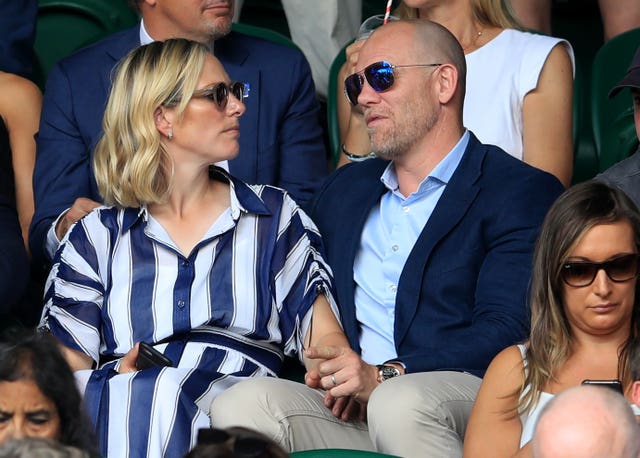 Zara and Mike Tindall