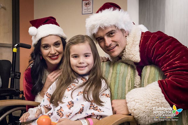 Katy Perry and Orlando Bloom Children’s Hospital visit