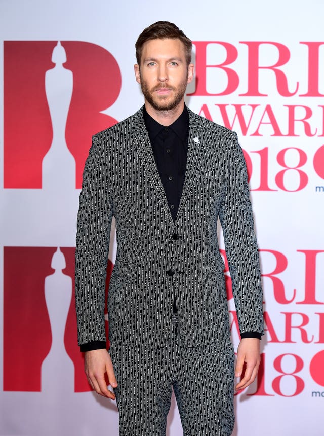 Calvin Harris arrives (Ian West/PA)