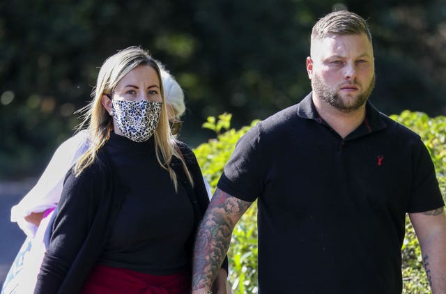 Kandice Barber with her husband Daniel
