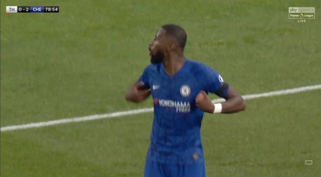 Antonio Rudiger alleged he was racially abused at Tottenham