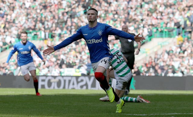 Ryan Kent equalised for Rangers