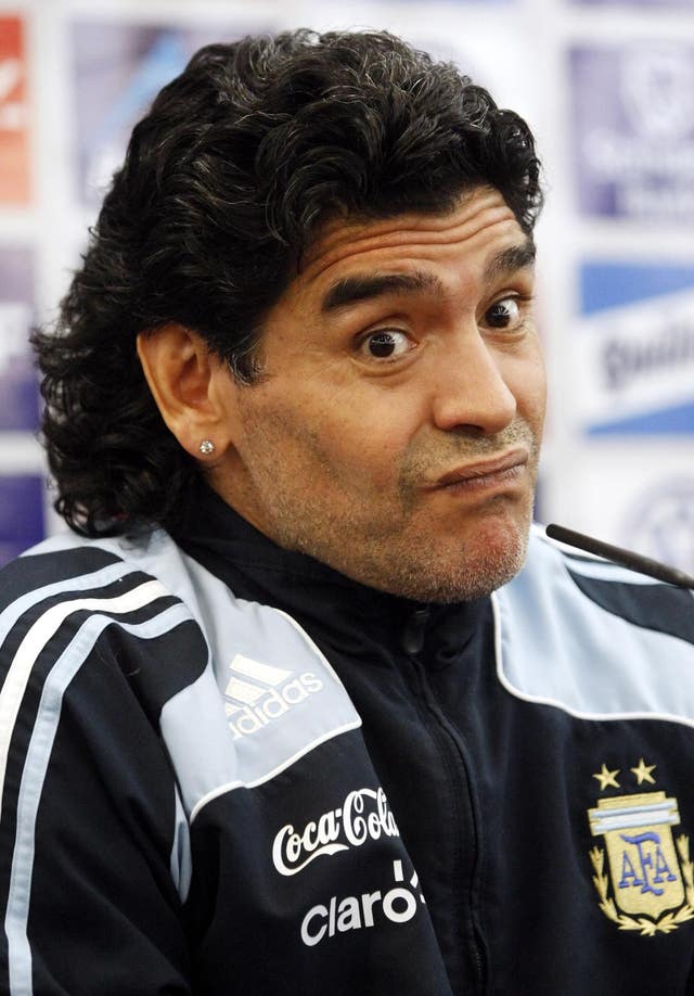 Diego Maradona spent two years as manager of Argentina