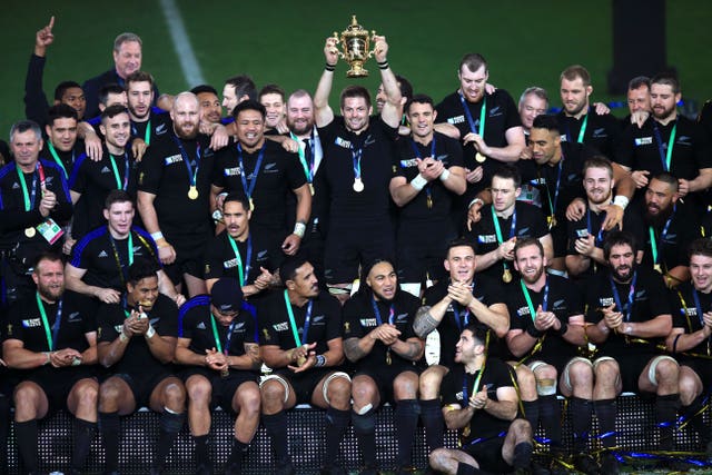 Williams was part of the All Blacks squad that won the 2015 World Cup 