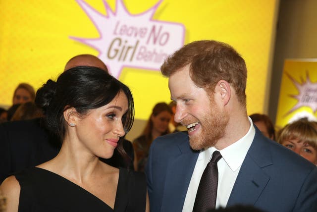 Prince Harry and Meghan Markle met on a blind date (Chris Jackson/PA)