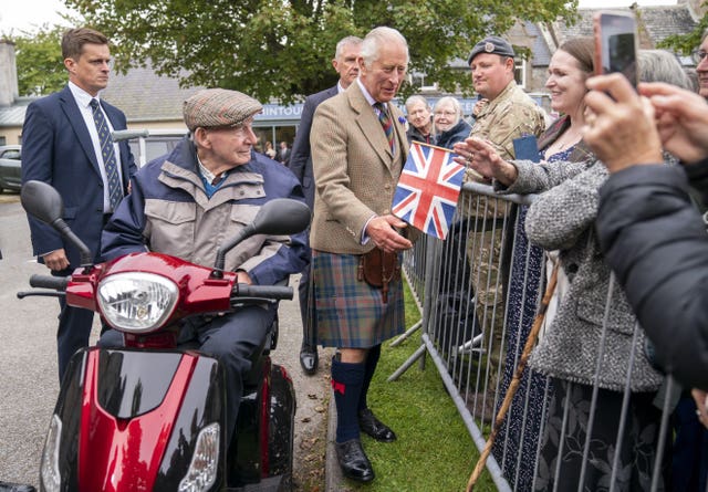 King in Tomintoul