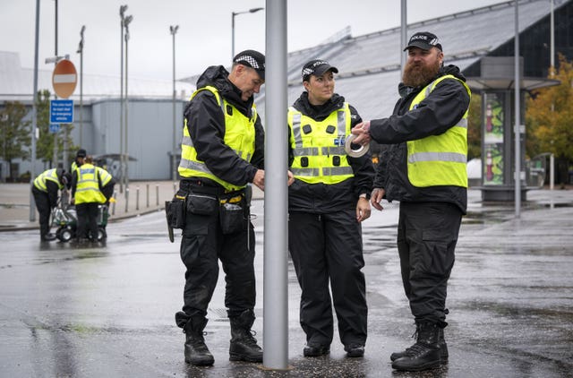 Police Scotland officers