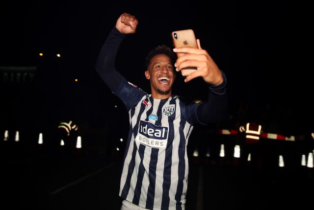 Loanee Callum Robinson helped West Brom secure promotion to the Premier League 