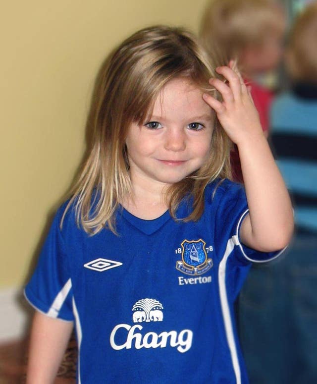 Madeleine McCann (PA)