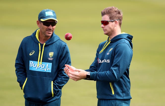Justin Langer and Steve Smith