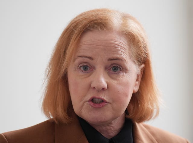 Headshot of Ruth Coppinger speaking