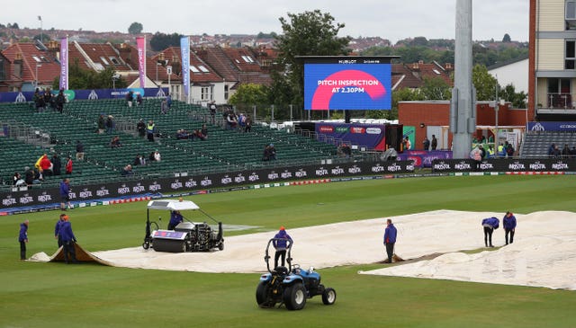 Pakistan-Sri Lanka was abandoned without a ball bowled (David Davies/PA)