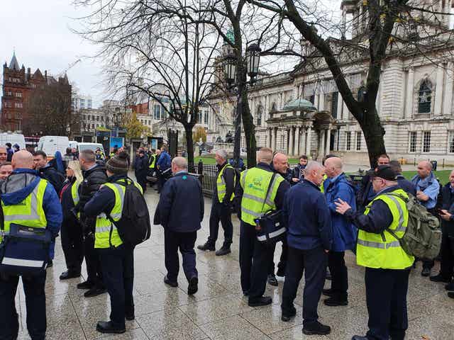 Buses attacked in Belfast