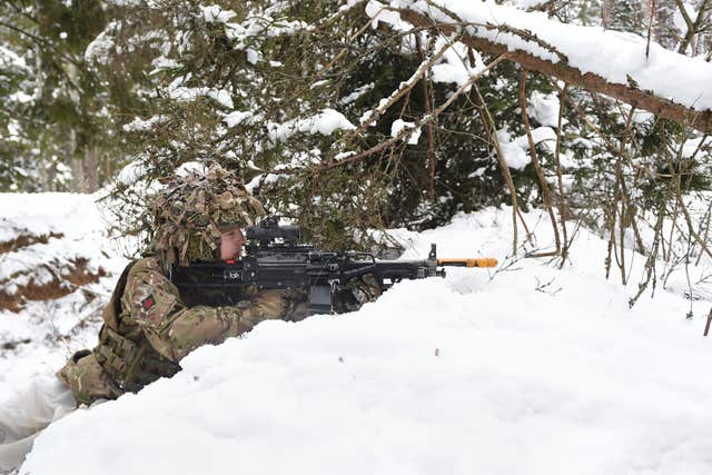 British troops in Estonia