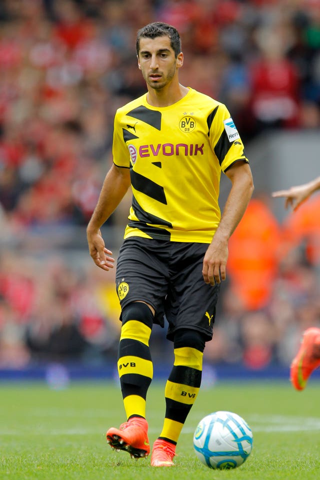 Henrikh Mkhitaryan missed a Borussia Dortmund match in Azerbaijan in 2015