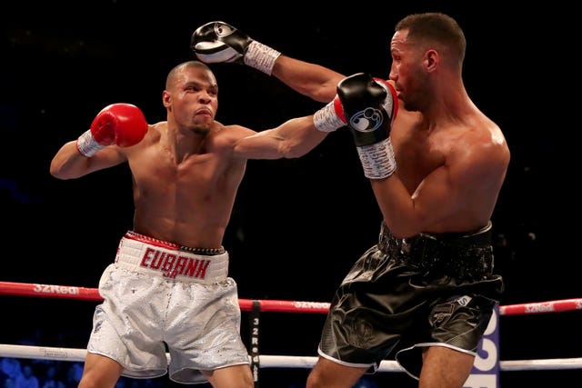 DeGale (right) retired after losing to Chris Eubank Jr (left)
