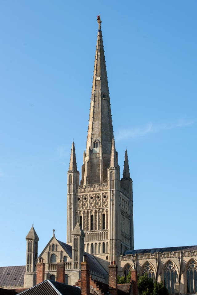 Norwich Cathedral spire restoration