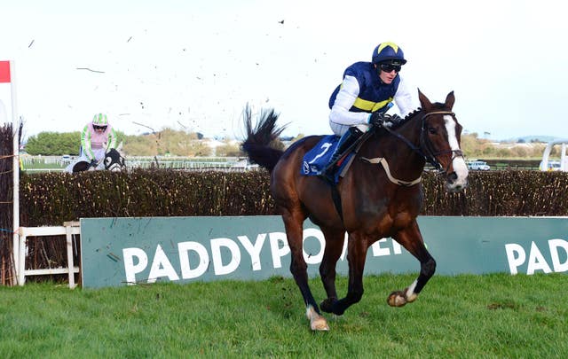 Pravalaguna and Paul Townend on their way to victory at Naas