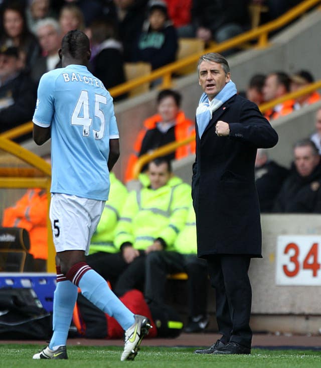 Balotelli impressed at City but had a colourful off-field life and often clashed with manager Roberto Mancini