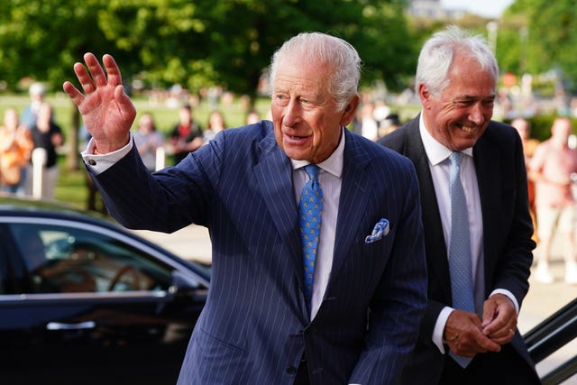 King Charles III views performance of The Tempest