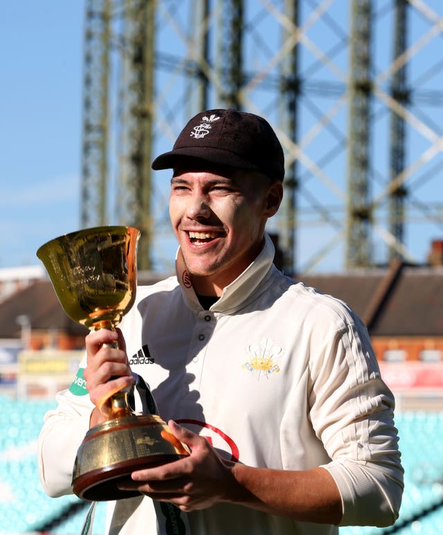 Burns captained Surrey to the county championship title this summer.