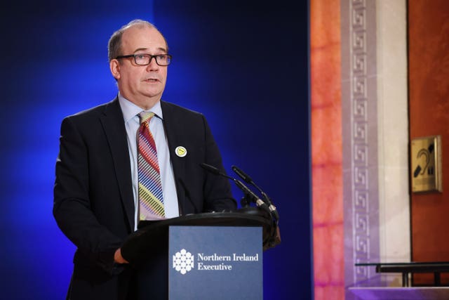 Chief medical officer, Dr Michael McBride during a Covid-19 update press conference(Kelvin Boyes/Press Eye/PA)