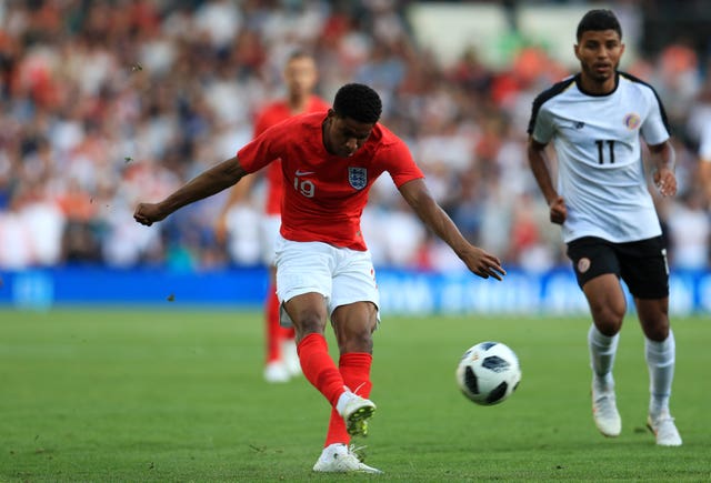 Marcus Rashford opens the scoring in style against Costa Rica last week