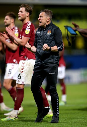 Northampton Town manager Jon Brady