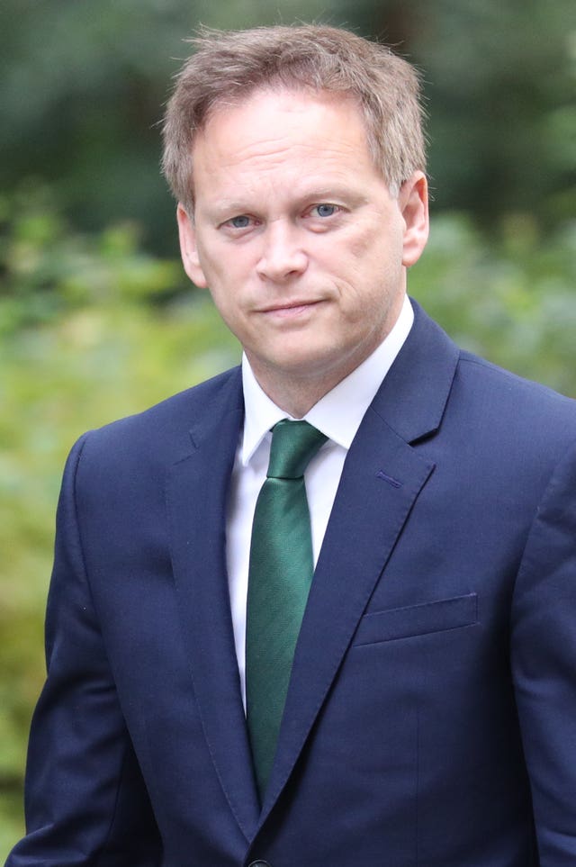 Grant Shapps was appointed Transport Secretary in July (Jonathan Brady/PA)
