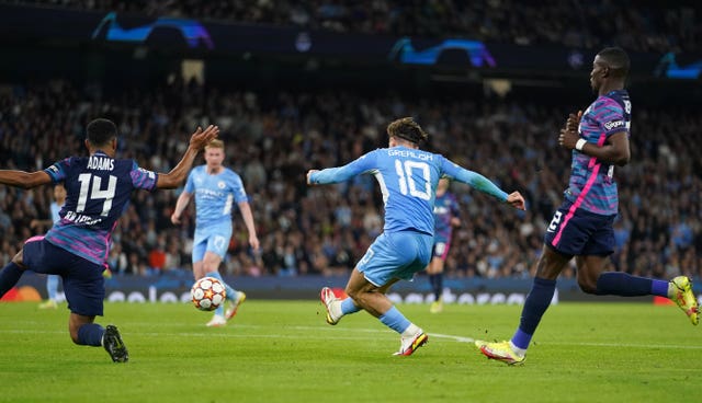 Jack Grealish struck on his first Champions League appearance.