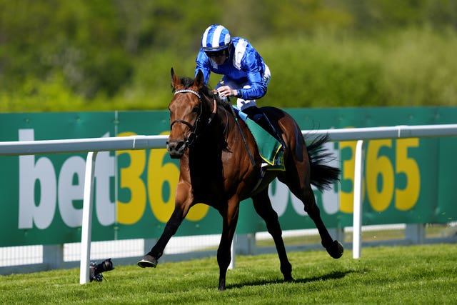 Raaheeb winning the Classic Trial at Sandown 