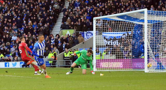 Anthony Knockaert slots home for Brighton