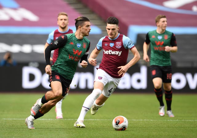 Aston Villa's Jack Grealish and West Ham United midfielder Declan Rice could have both been playing for the Republic of Ireland