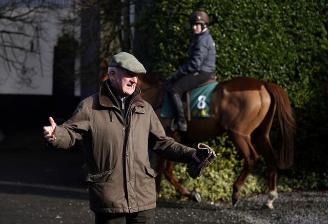 Willie Mullins directs proceedings at his Closutton base