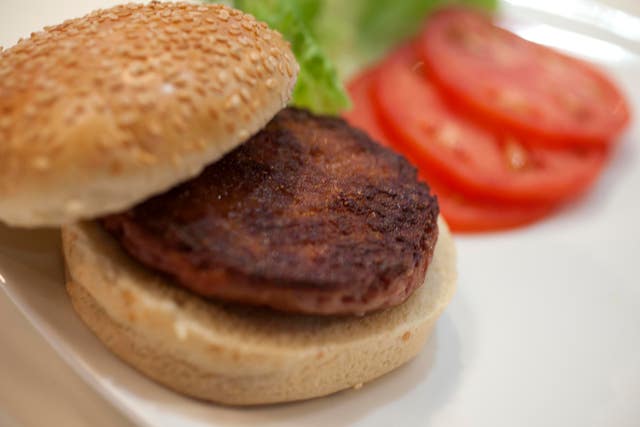 Test-tube burger