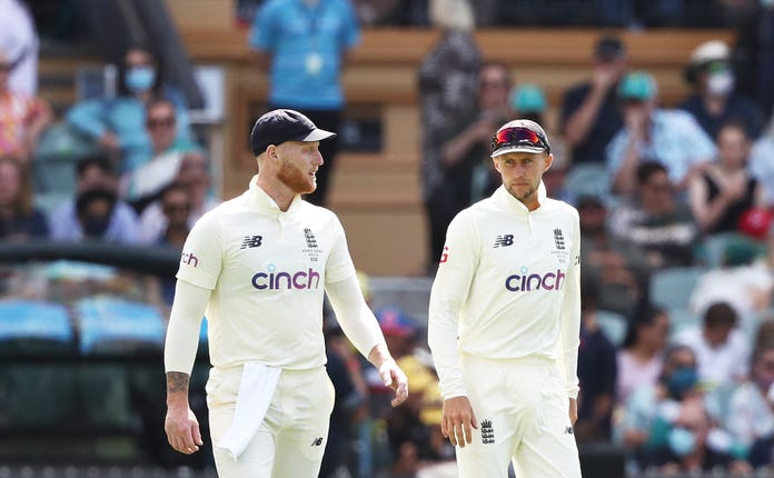 Ben Stokes is the favourite to replace Joe Root, right, as England captain