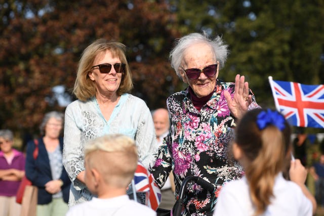 Joan Rich charity walk