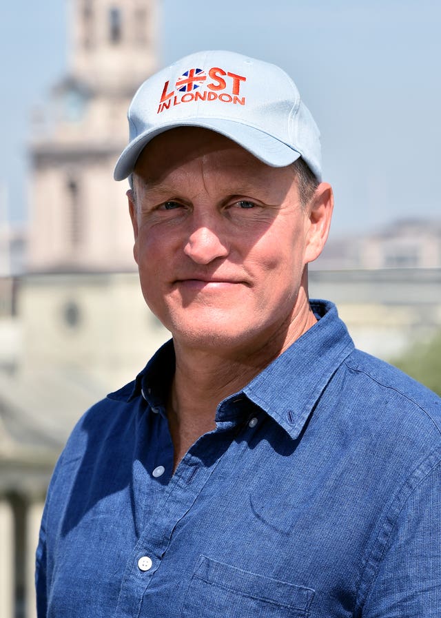 Woody Harrelson was among  those who turned up at The Trafalgar St James, London (Matt Crossick/PA)