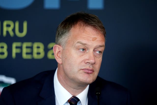 SFA chief executive Ian Maxwell pictured at the 2026 IFAB AGM