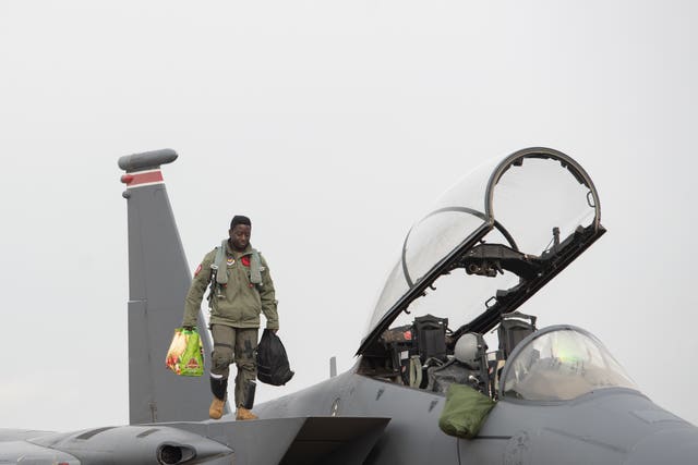 USAF train with RAF